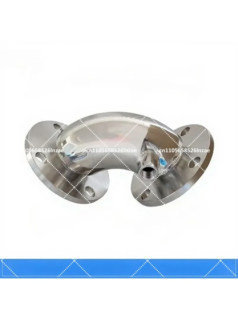 304 Stainless Steel Sanitary Grade Jacket Flange Elbow Pipe Fittings for Industrial Plumbing