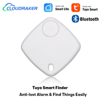 Tuya Mini Anti Lost GPS Tracker Keychain Alarm Smart Wireless Bluetooth-compatible Location Record Tag 2-way Search Key Finder