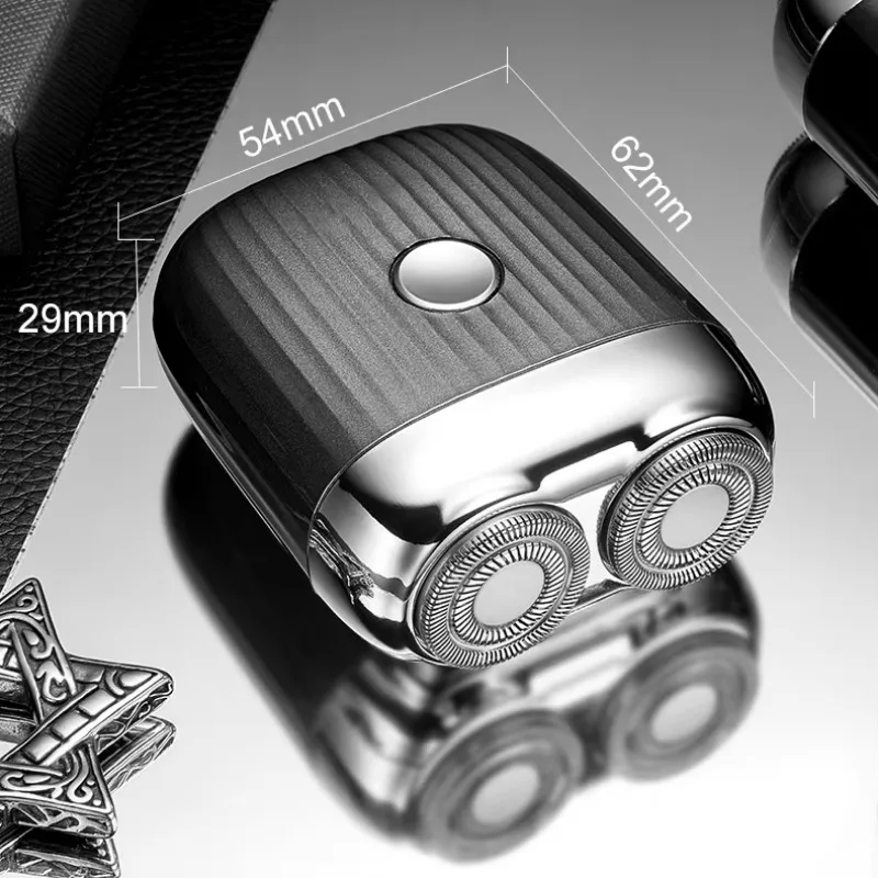 Factory Direct Sale Rechargeable Electric Hair Shaving Machine Portable Zinc Alloy Shaver for Beards Razor
