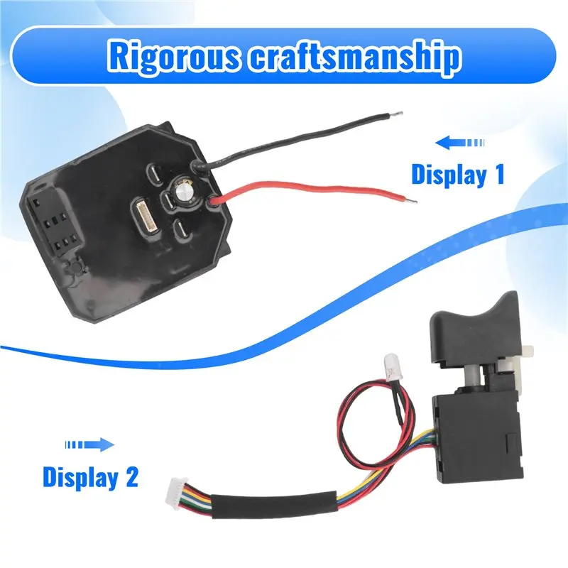 For Dayi 2106/161/169 Drive Control Board+Switch 18V 21V Brushless Electric Wrench Motherboard Speed Switch-ABQU - view 4