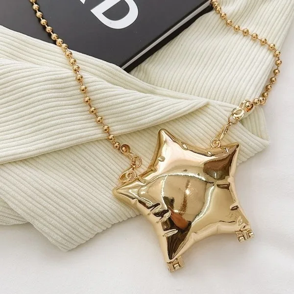 Fashion Five Star Design Metal Crossbody Bags for Women Mini Chains Box Shoulder Bags Cute Small Female Purses for Party 2024