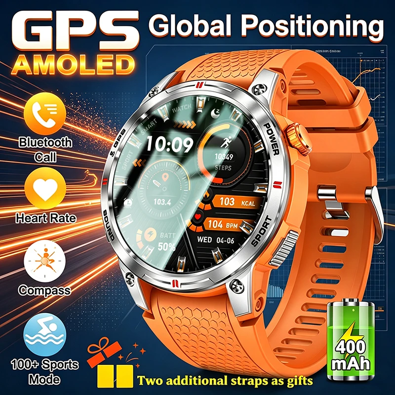 Outdoor Sport Day - Original GPS Outdoors Military Smart Watch
