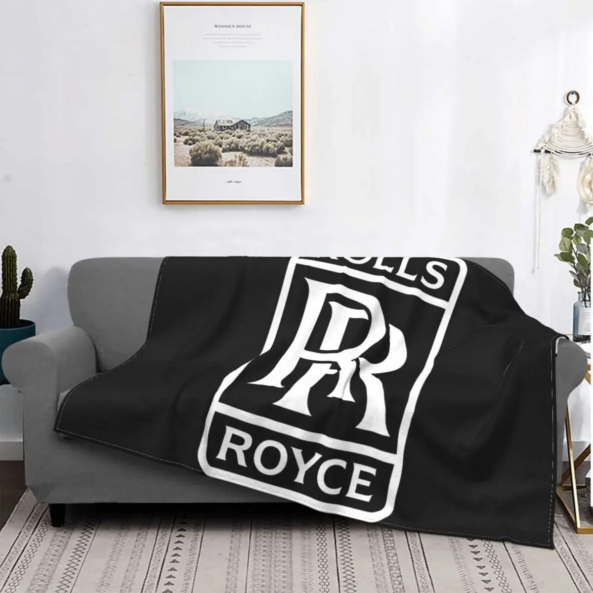 Rolls Royce Luxury Car Phantom Coupe Ghost Blanket Thick Raschel Dust Cover Cover Blanket Sofa Decorative