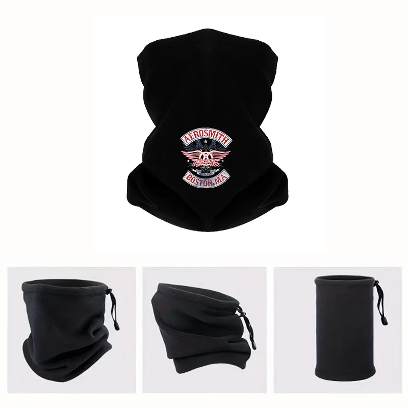 Wings band Aerosmith Boston pride MA Men Windproof Scarf Mask Neck Gaiter Hat Women cap Headgear Outdoor Keep Warm Winter Multif