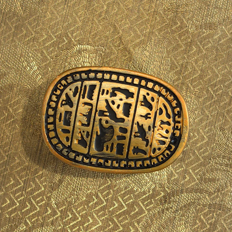 1Pc Small Egyptian Scarab Statue Ancient Beetle Sculpture Resin Craft Ornament Wealth Animal Rebirth Decor