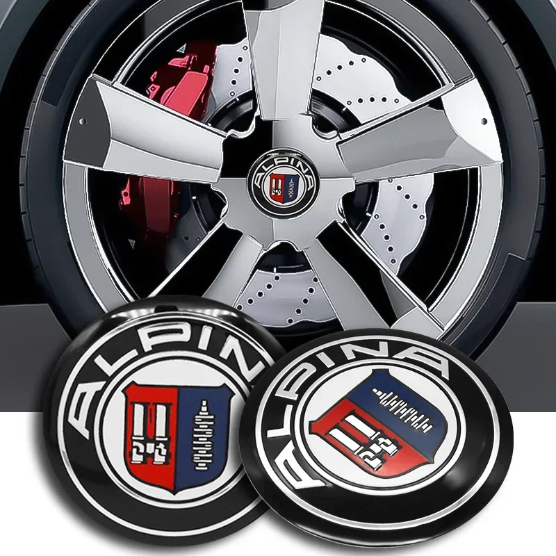 4pcs 56mm Racing Car Wheel Center Emblem Badge Logo Hub Caps Sticker Interesting Fashion Pattern For SPEED AC ALPINA Vossen