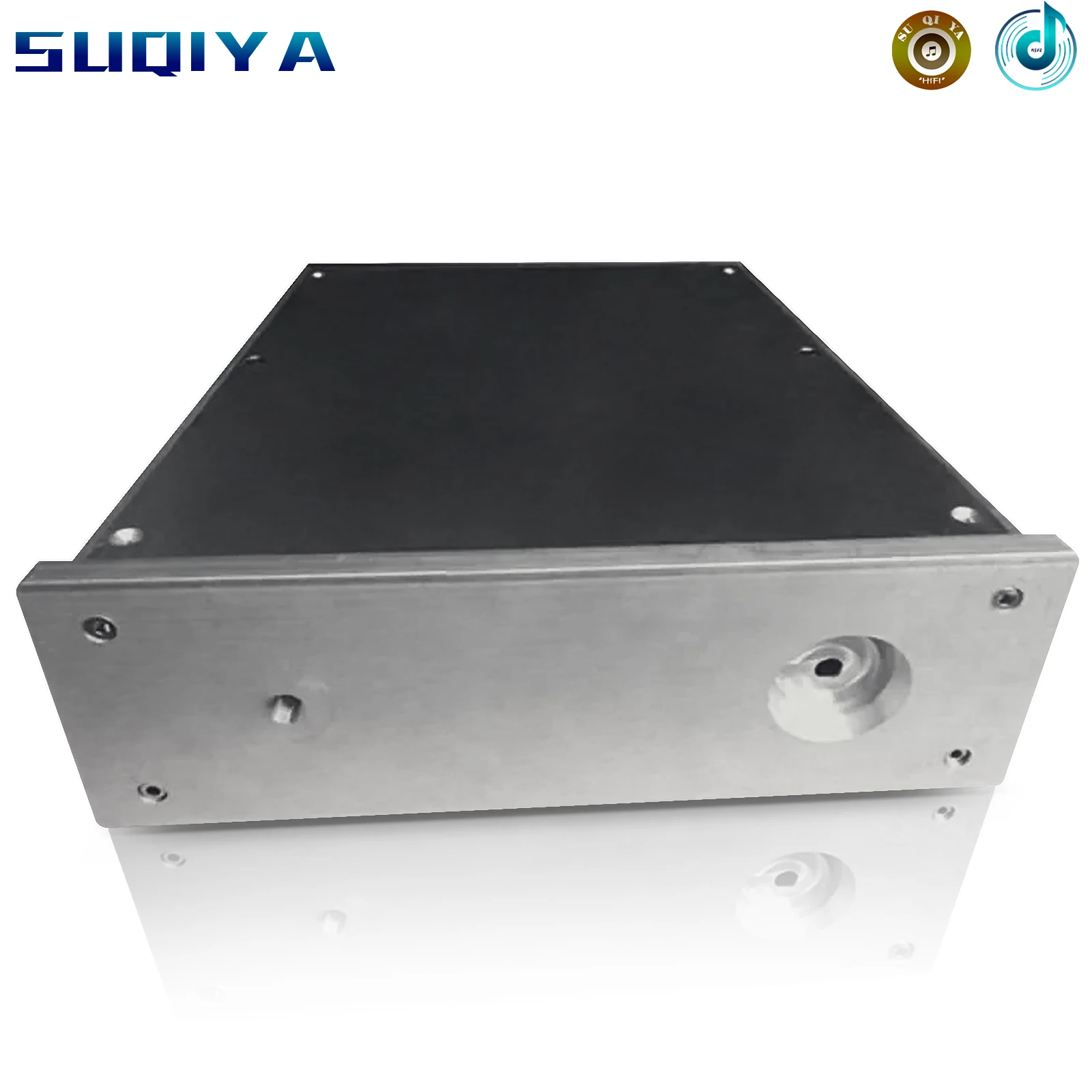 Full Aluminum Power Amplifier Chassis, AMP Enclosure, Fone de ouvido amp Case, Pre-amp, DIY Box, 230*72*314mm