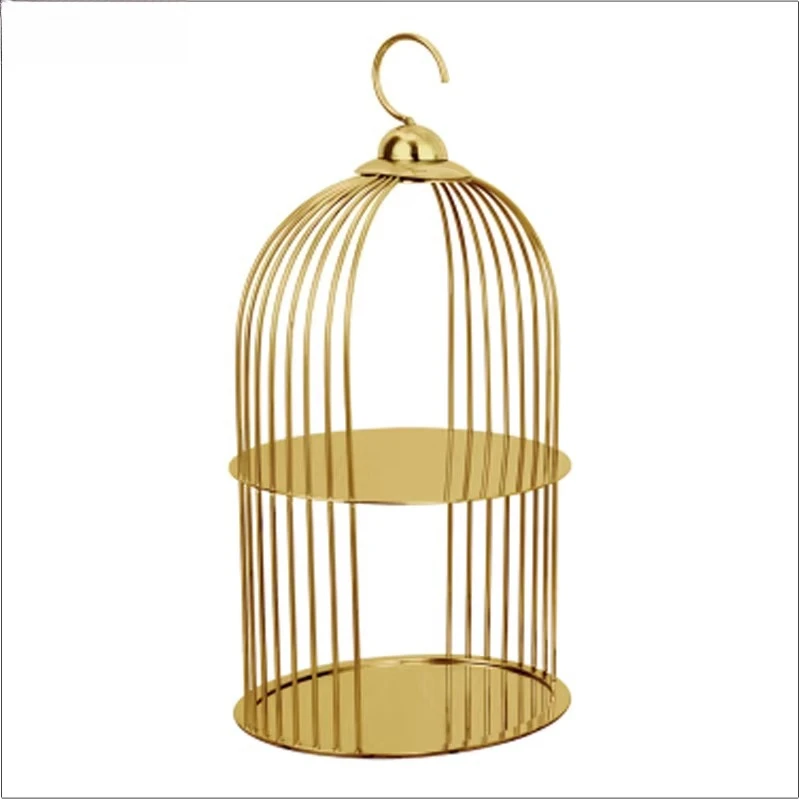 2-layer stainless steel birdcage hotel uses candy self-service products