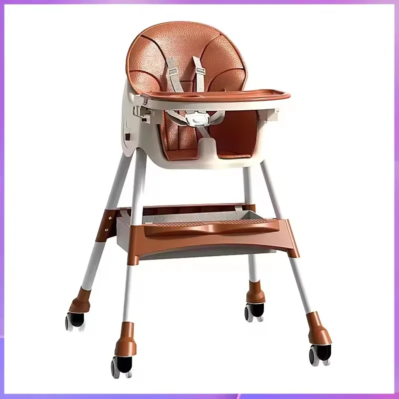 Multi-functional Baby Dining Chair Adjustable Foldable Children's Dining Chair Convenient Baby Recliner Household Portable Chair
