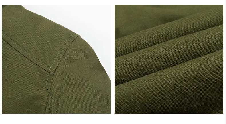 Winter Cotton-padded Men's Tooling Jacket Medium And Long Men's Large-size Coat Warm And Thicker