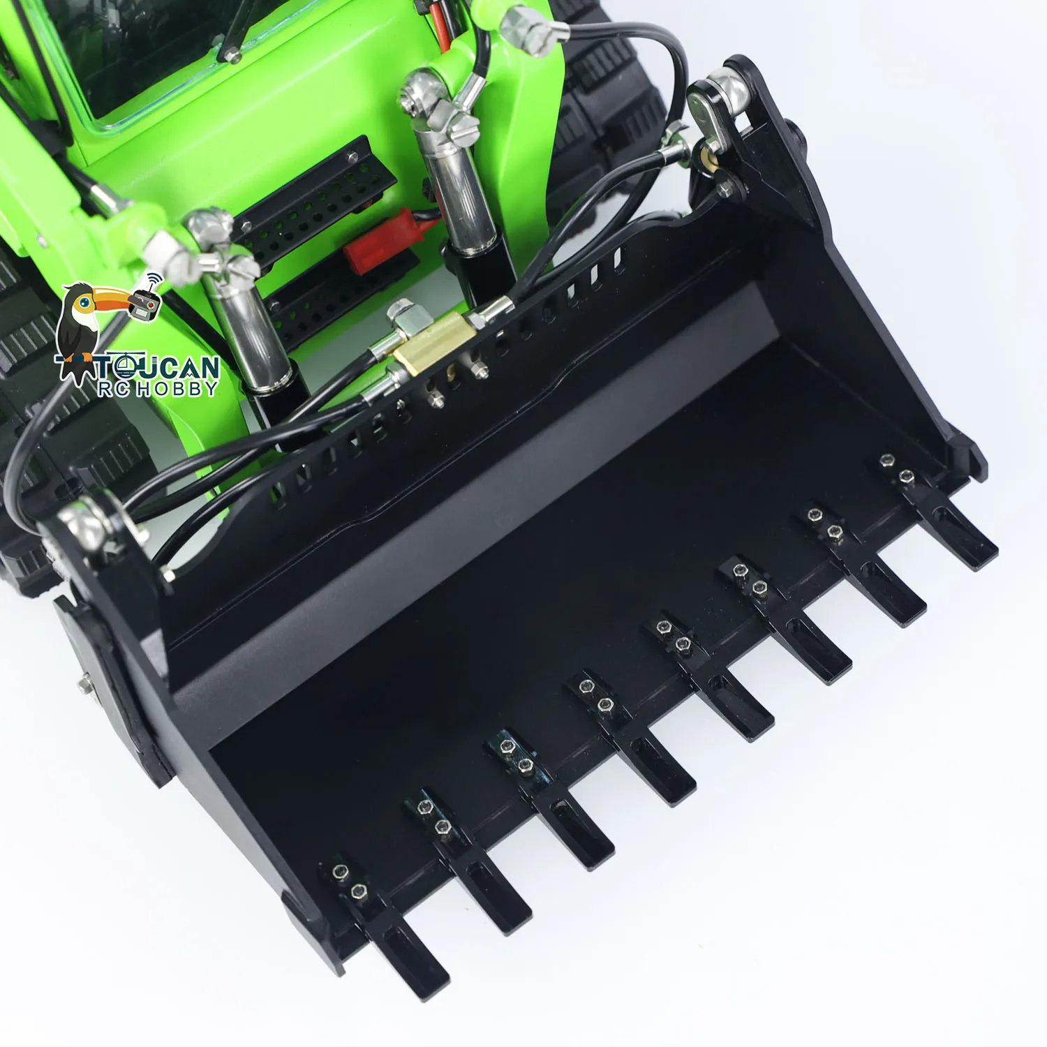 1/14 LESU Aoue LT5 RC Hydraulic Skid-Steer Loader Electric Cleaner I6S Radio RTR Battery Remote Control Construction Car Toys