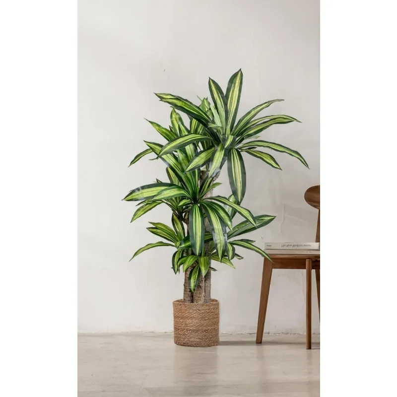 Imagem -06 - Dracaena-planta Artificial Alta Planta Falsa com Folhas Realistas Dragon Tree Faux Silk Plant Planta Feita com os Melhores Materiais