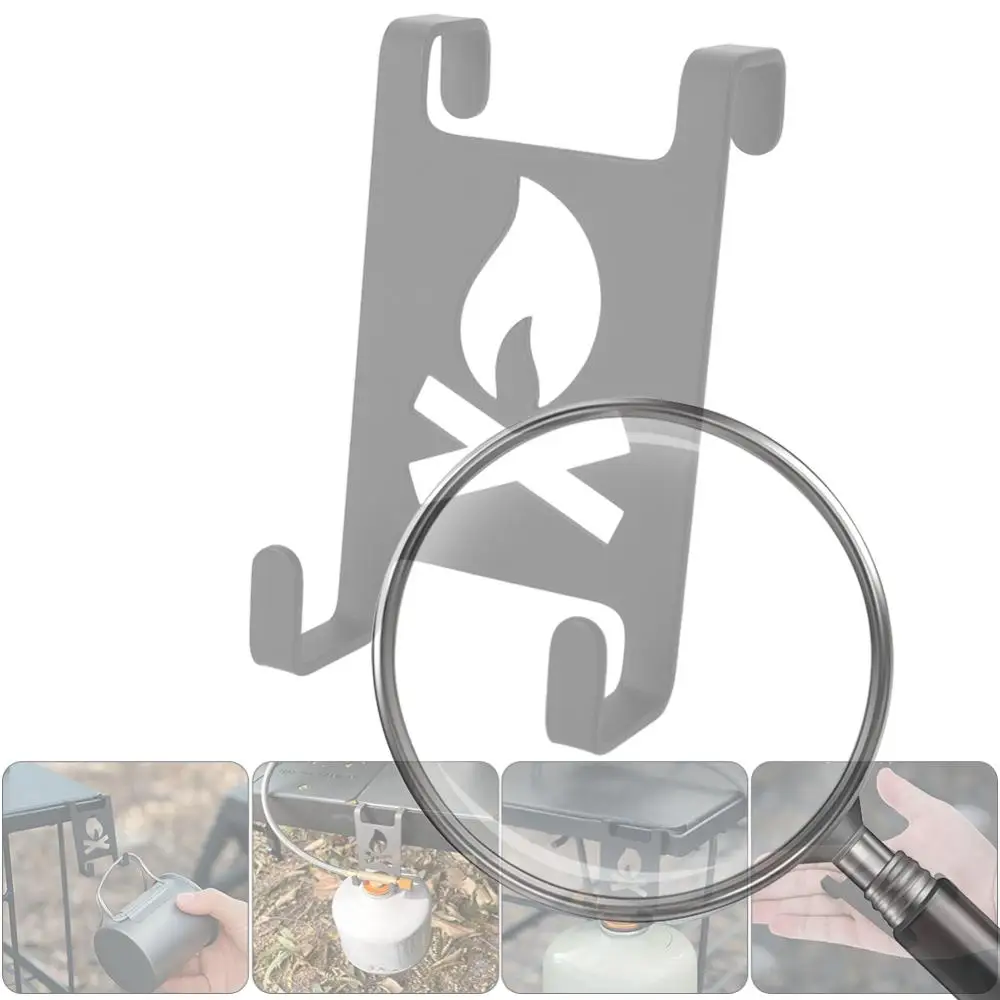 

Легкий держатель для плоской горелки, крепление для газового баллона для кемпингового стола, крючки для газовых баллонов для стола IGT