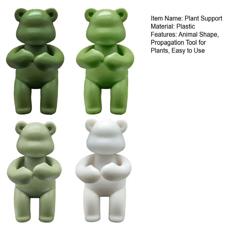 4 Pcs Plant Propagation Bear Stem Support Plant Cutting Holders Plant Nurturing Supports-A77G