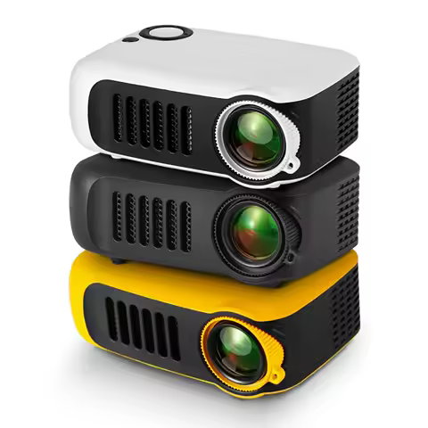 MINI Projector Portable 3D LED Video Projectors Cinema Theater Game Laser Beamer Smart TV BOX 1080P 4K Via HD Port A2000
