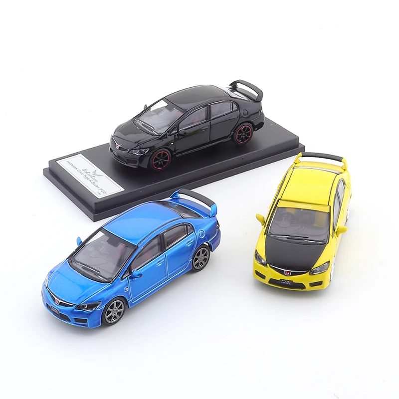 DCT1: 64 Simulation  FD2 Model 8th Generation Honda Civic Type R Diecast Model Car Toy Collection Gift for Boy