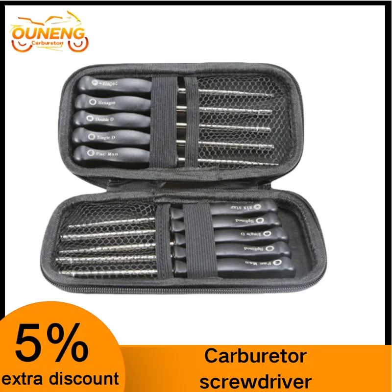 

10pcs Motorcycle Carburetor Tuning Tools Single D Double D Hexagon Hex Socket Small