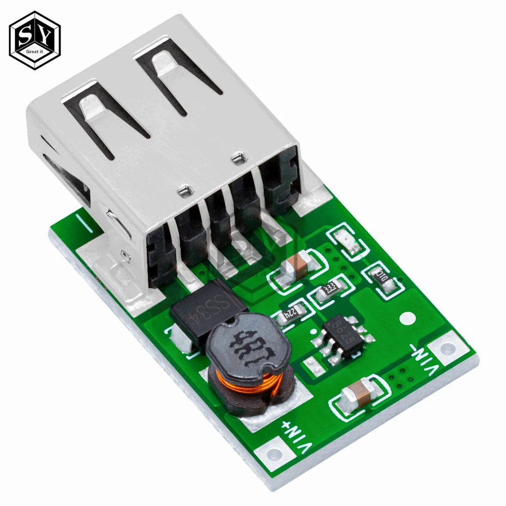 2V-5V To 5V 1200MA USB Output Boost Converter Mini DC-DC Step-up Power Module Lithium Battery Charger Board For Phone Camera