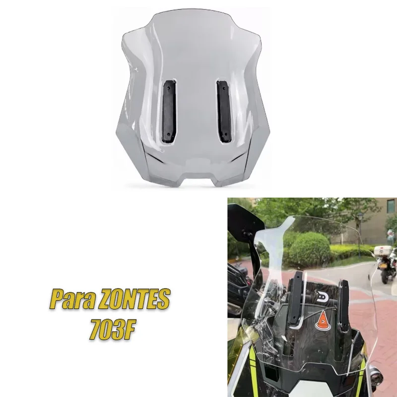 For ZONTES 703F 703 F 703-F, Windproof Chest Protector, Rainproof Dashboard Deflector Modified Motorcycle Front Windshield