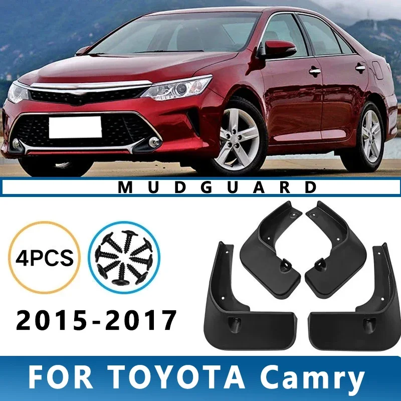 

Mud Flaps Fit for TOYOTA Camry 2015-2017 2016 Mudguards Tire Fenders Splash Proof Accessories Wheel Guards 4ps