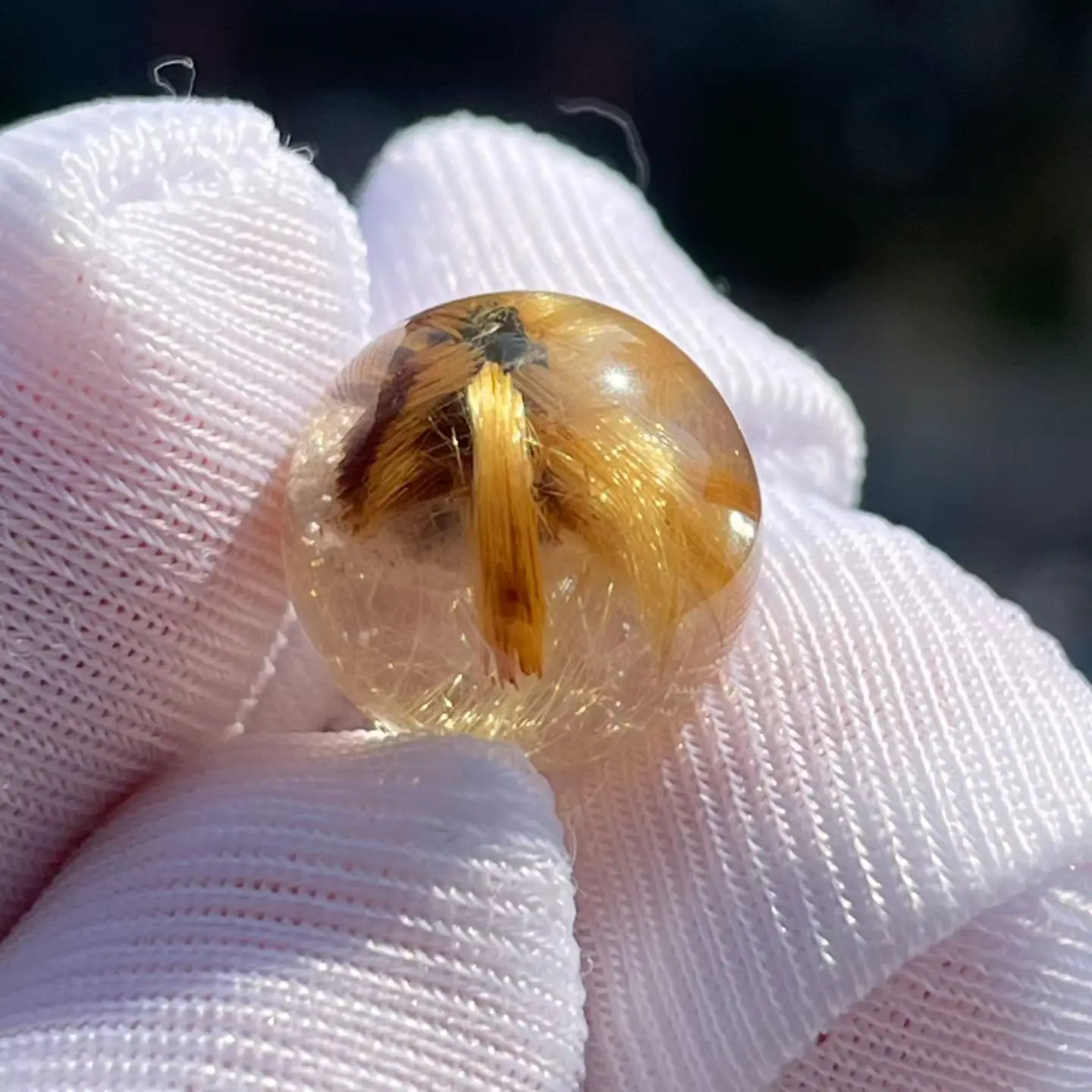 الذهب الطبيعي Rutilated قلادة من الكوارتز زهرة 12 مللي متر زهرة المجال المستديرة Rutilated الكوارتز مجوهرات الرجال النساء البرازيل AAAAAAA