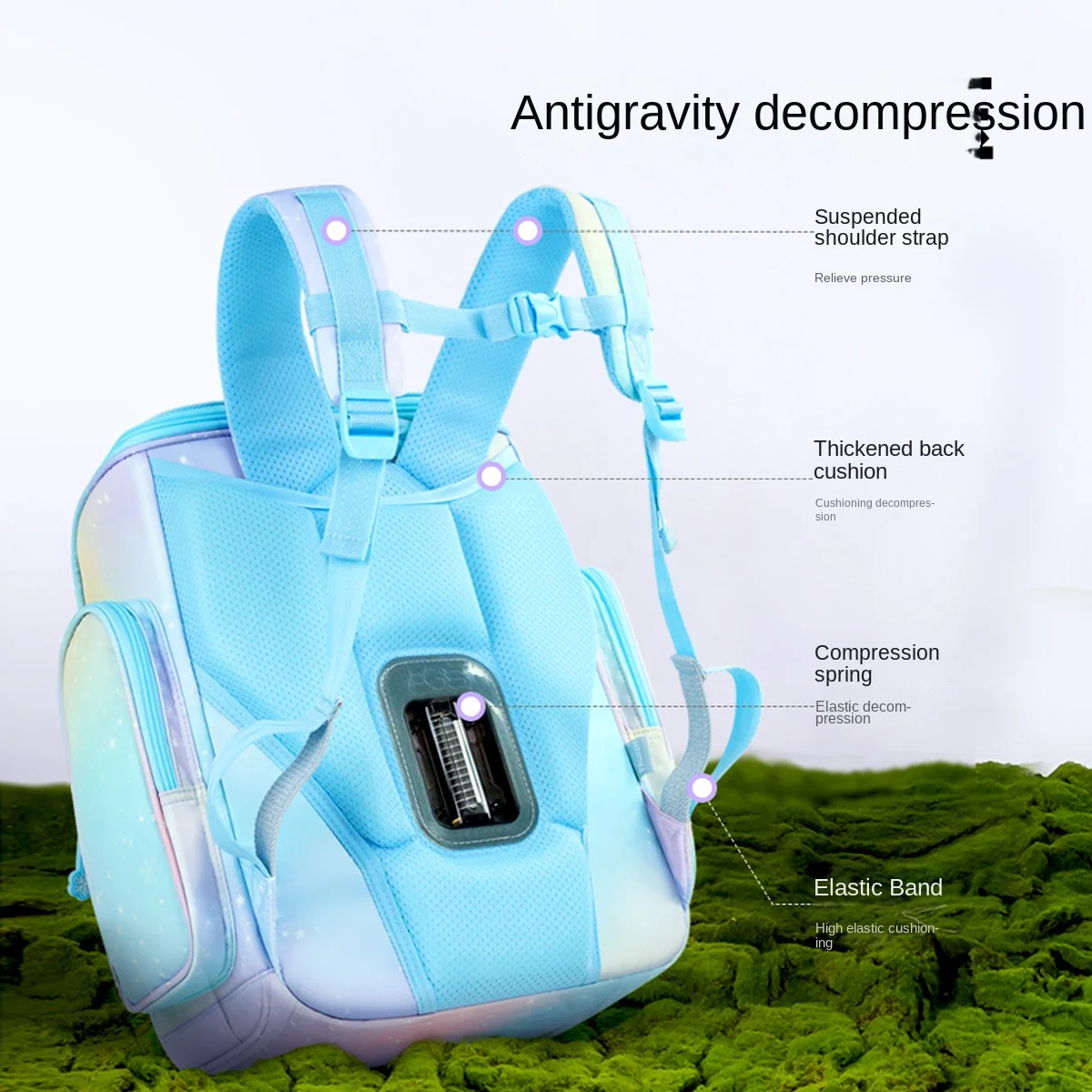 Disney Frozen Girl School Bag Elsa Anna Primary Student Shoulder Orthopedic Backpack Large Capacity Light Kids Gifts Mochilas