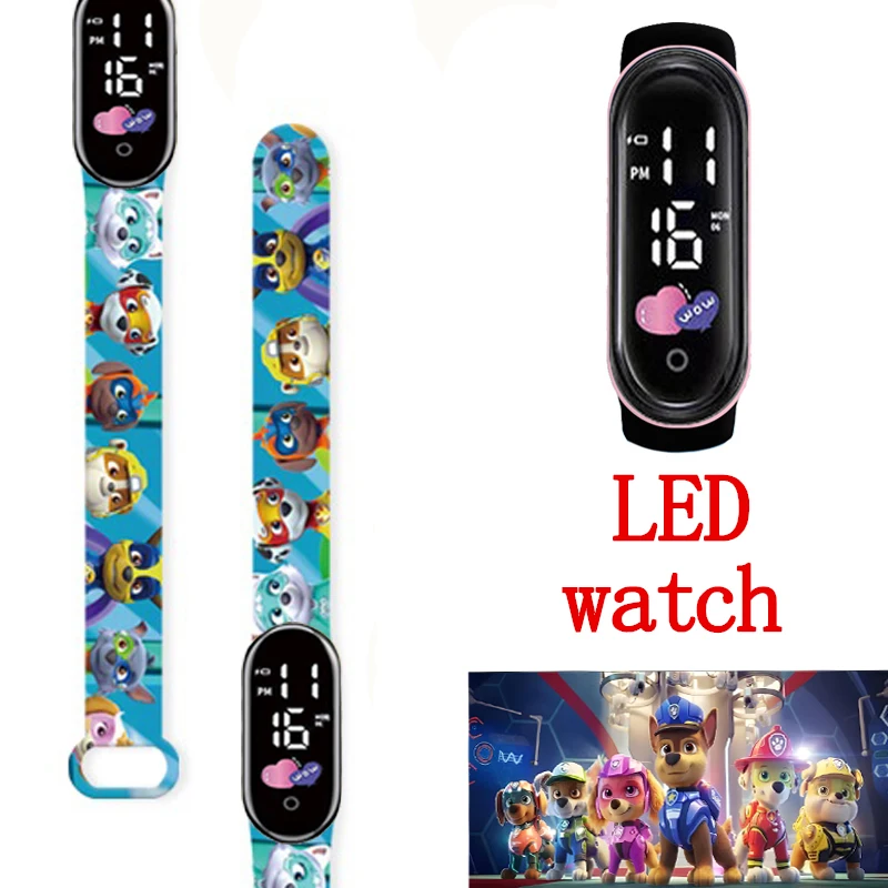 

PAW Patrol Children LED Watch Casual Fashion Sport Bracelet Girls Boys Watches Silicone Smart Touch Screen Kids Electronic Watch