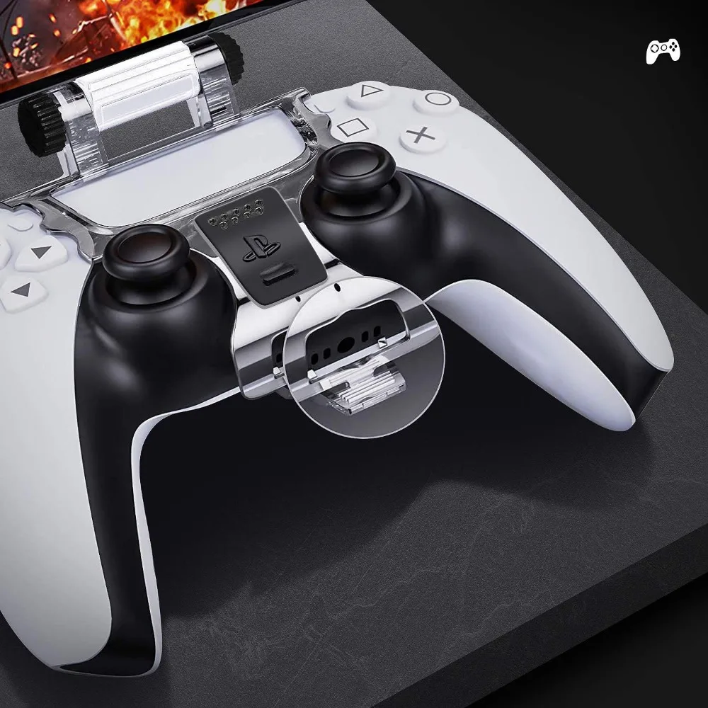 Soporte de teléfono para controlador PS5, abrazadera para Gamepad, soporte de Clip para móvil, accesorios para juegos, Control inalámbrico