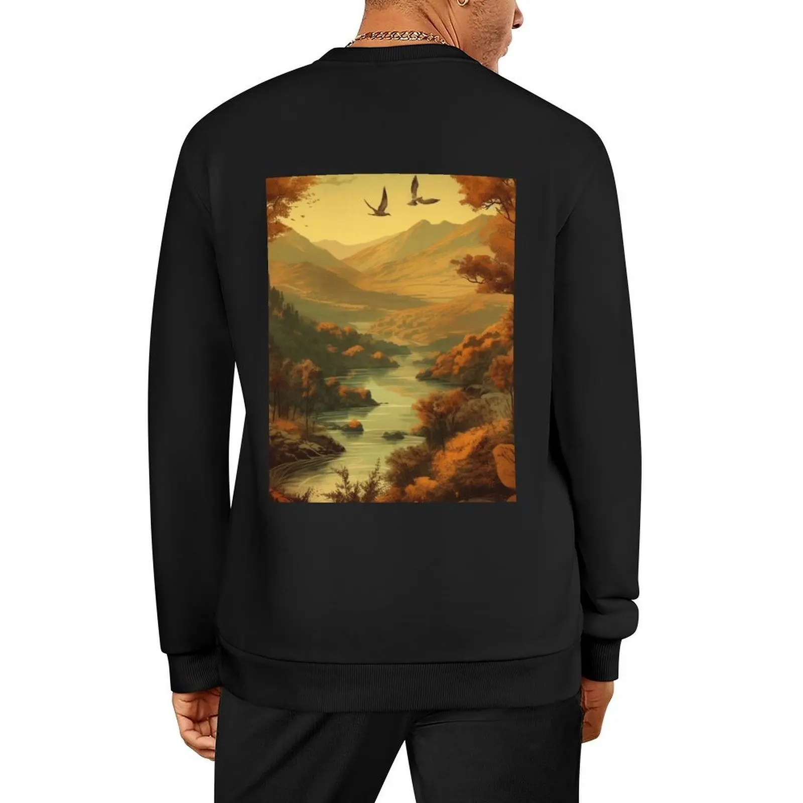 

Autumn in Douro Valley Allegory Pullover autumn new products graphic t shirts men mens clothing male clothes new in sweatshirts