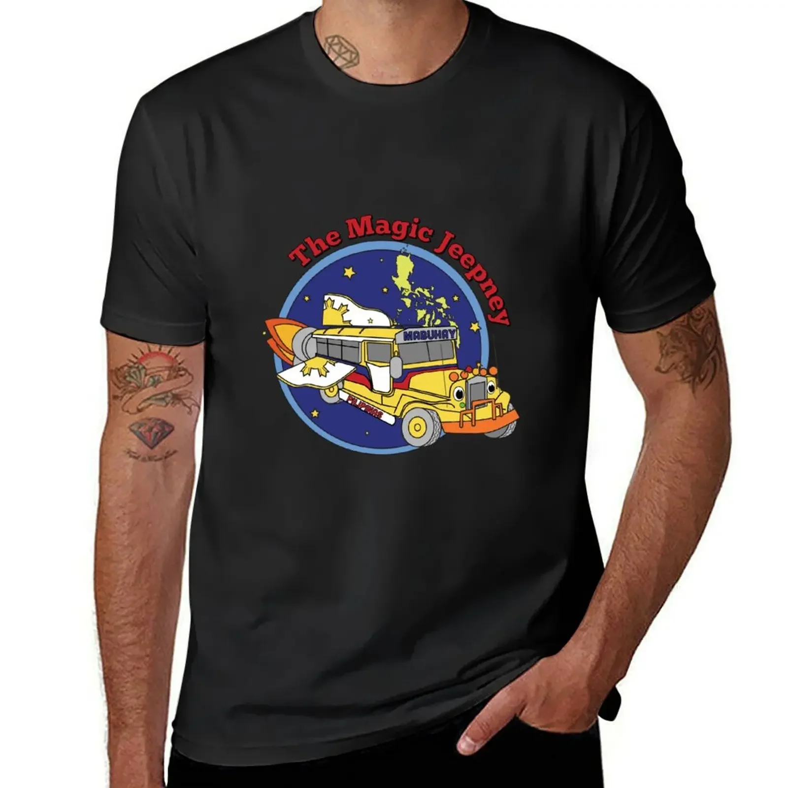 The Magic Jeepney T-Shirt boys whites plus sizes mens white t shirts