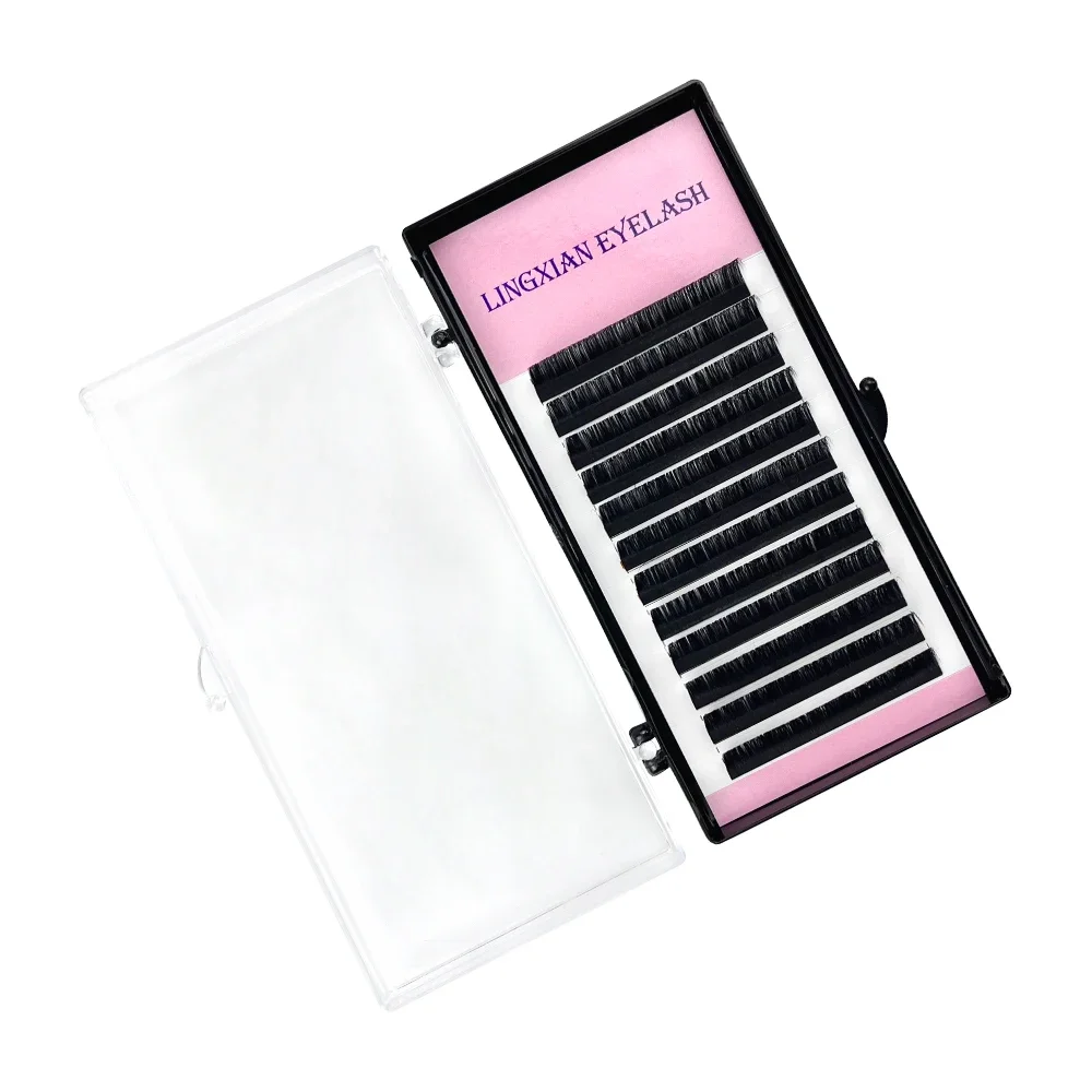 Soft Faux Mink Eyelash Extension, Individual Lashes, C Curl, D Curl, 7 -15mm, Cilios for Professionals, New