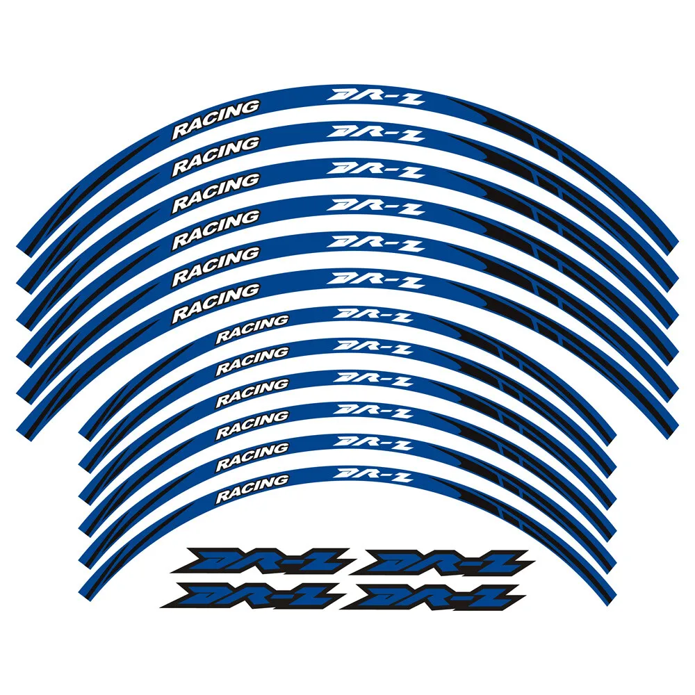 

Светоотражающая наклейка на обод колеса для SUZUKI DR-Z400/S/E DRZ250, высококачественная водонепроницаемая лента для ночной безопасности, декоративная наклейка для мотоциклов.