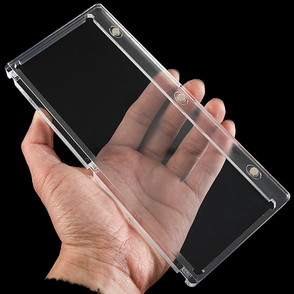 187mm Horizontal Booklet Magnetic Card Holder 175 PT, Playbook Display Holer, 2 Cards Holder