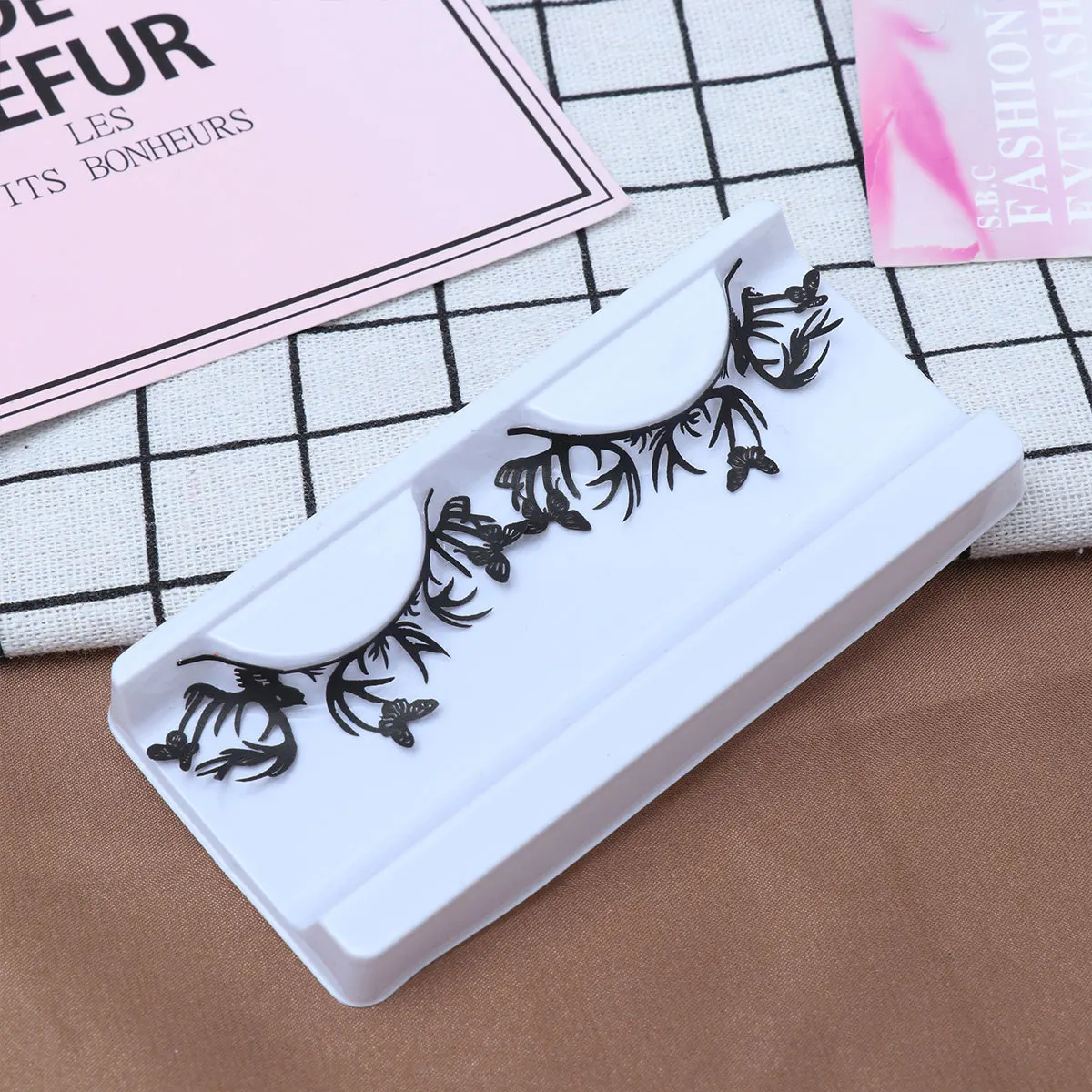 

Paper Eyelashes Christmas Xmas False Lashes Party Decoration For Women Girls Cosplay Dance Party Supplies