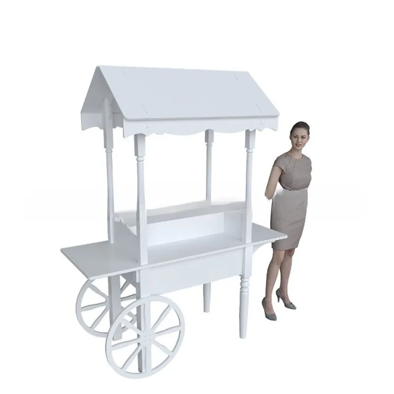 

Wedding Dessert Candy Car Commercial Market Mobile Stall Car Party Decoration Multifunctional Display Stand