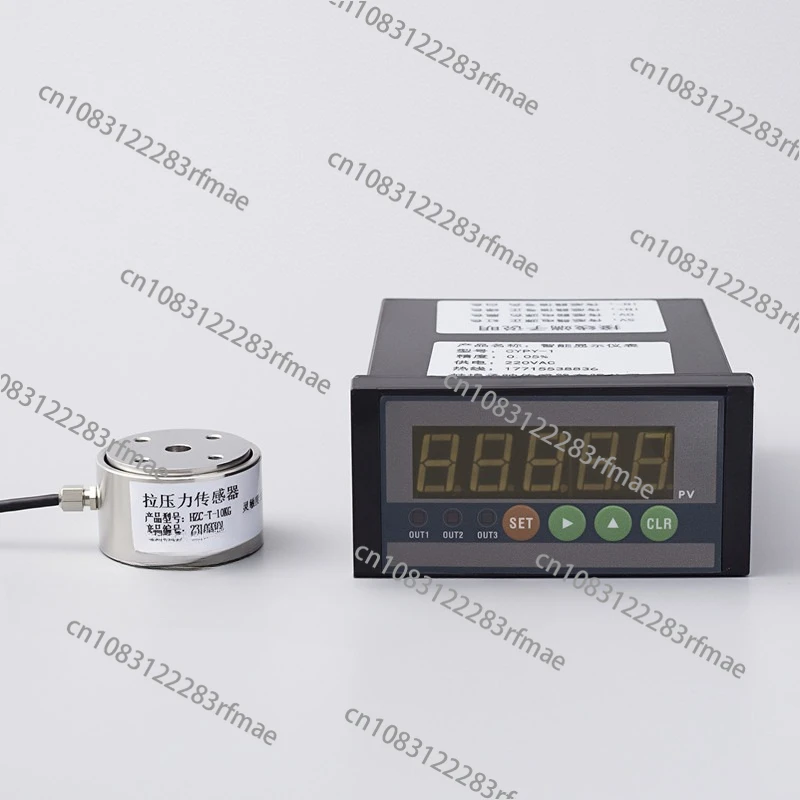 High Precision Load Sensor Industrial Grade Stainless Steel Miniature Force Measurement, Weight Control Digital Display Meter