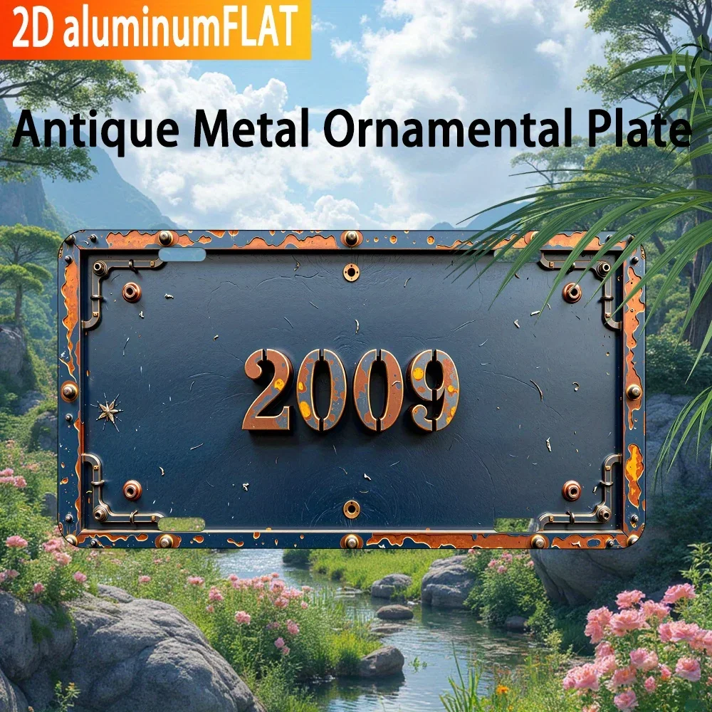 2D Flat - 1 Vintage Decorative Art Sign | 15.24 X 30.48 cm, 2D Flat UV Print, Ideal for Living Room, Bar, Garage, Patio, or P