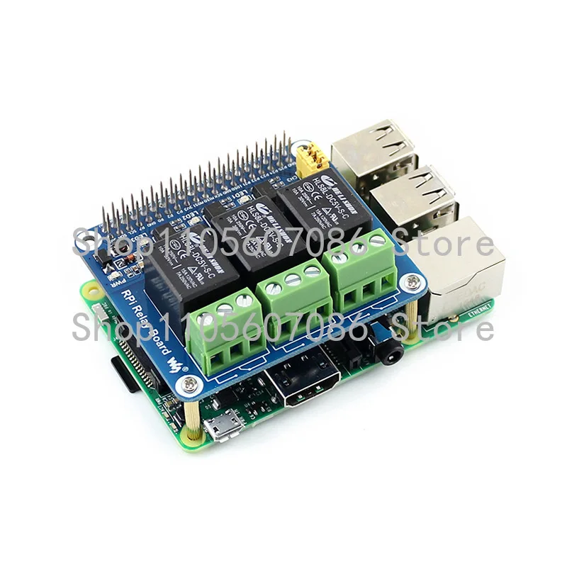 Suitable for Raspberry Pi 5th Generation 5B Relay Expansion Board Pi5 Function Module Smart Home Compatible Raspberry Pi4B