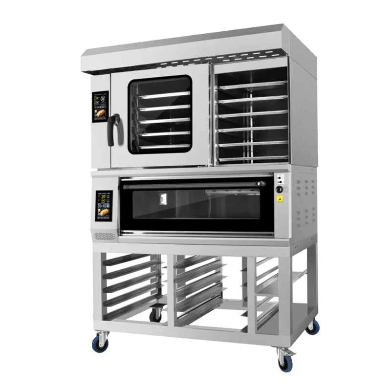 Private baking hot blast stove oven combination stove, computer version steam slate oven, commercial open-hearth
