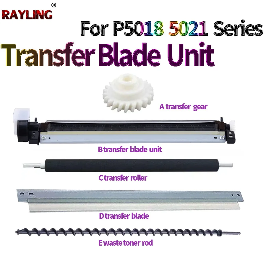 Transfer cleaning blade unit kit waste toner screw rod gear For Kyocera P5018 P5021 P5026cdn ECOSYS M5521cdn M5526cdw 5231 5018