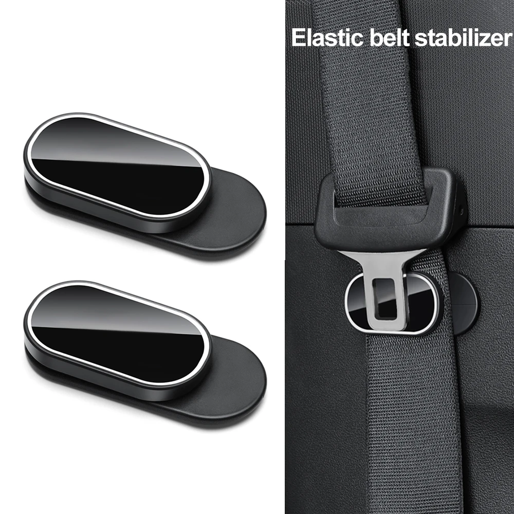 

1/2pcs Magnetic Car Seat Belt Buckle Clip Adjustable Auto Safety Belt Holder for Tesla VW BMW Hyundai Car Interior Accessories