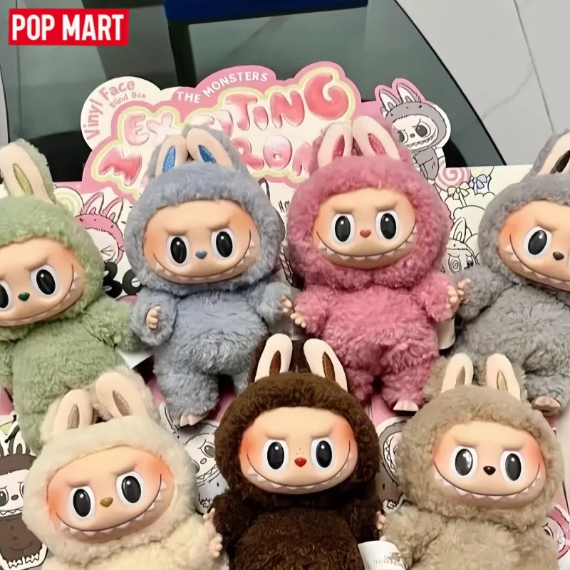 

POP MART оригинальная кукла Лабу, монстры, вкусные макароны, слепая коробка, случайные виниловые куклы, подвеска, фигурка, милые коллекционные игрушки, подарки