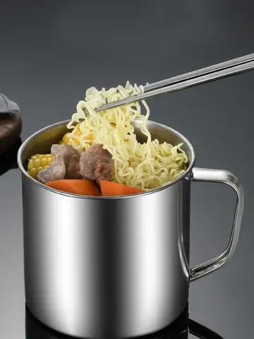 Stainless Steel Cup Portable Coffee Cup Camping Travel Mug Metal Coffee Mug Water Drinking Cup Milk Tea Cup Tumbler Water Mug