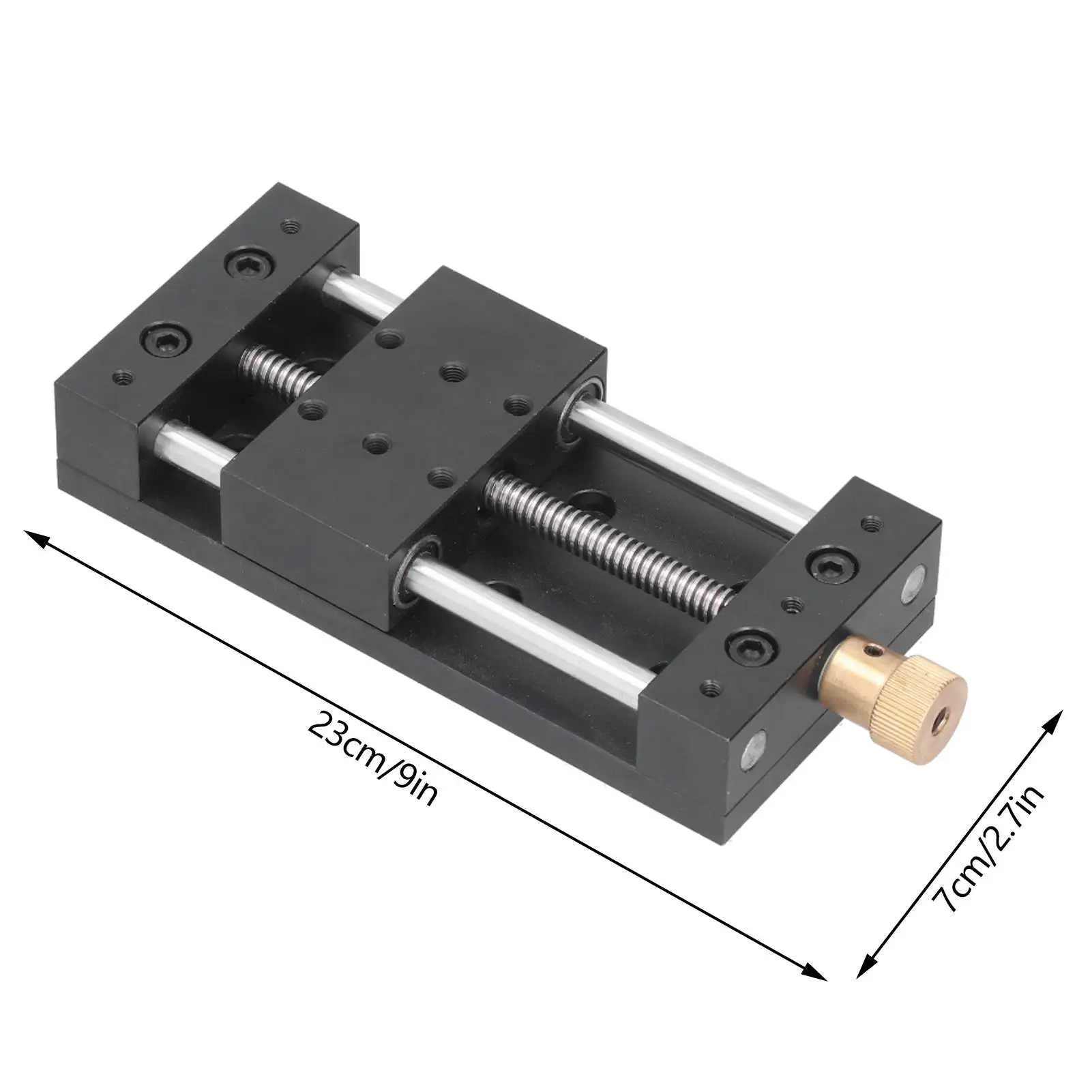 Atuador linear manual do estágio, tabela deslizante, precisão alta com Linear base, trilho do movimento, guia, liga de alumínio