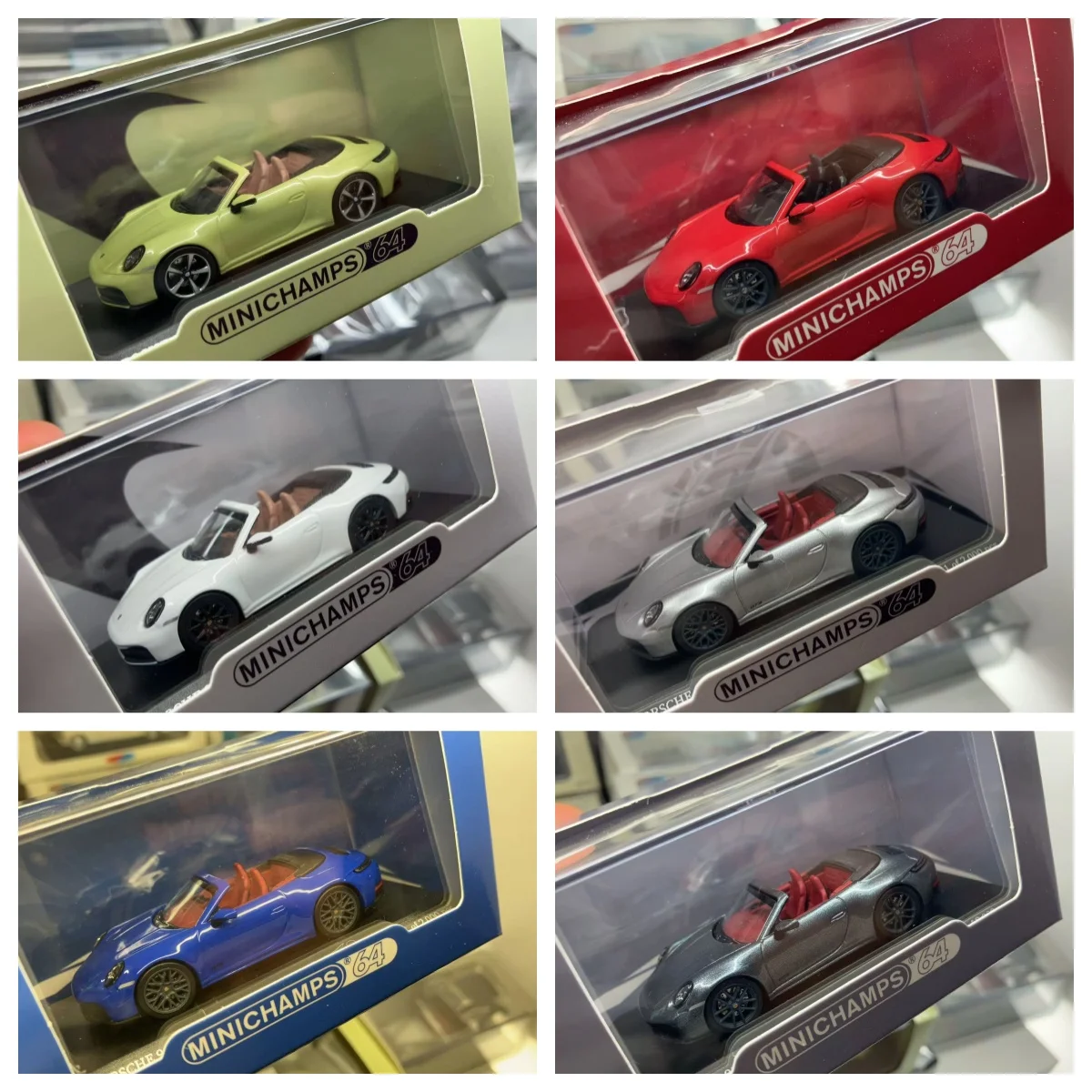 

Minichamps 1/64 911 Carrera GTS Cabriolet 992.2 2025 Super Car Diecast Model Car Limited Edition