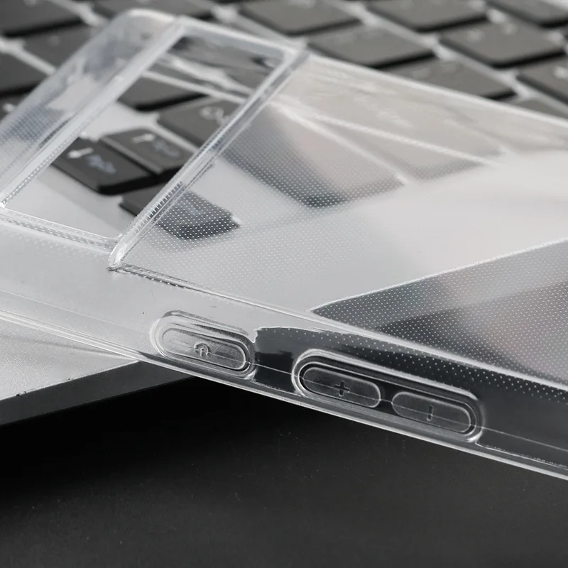 For Google Pixel 6 6A 7 7A 8 Pro 8A Pixel 4A Shockproof TPU Bumper Clear Anti-Fingerprint Cover Case