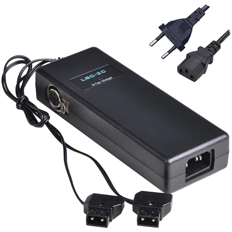 LBC-2C Dual D-TAP Male 16.8V Adapter Broadcast Grade V-Port Large Battery Small Sub Power Adapter