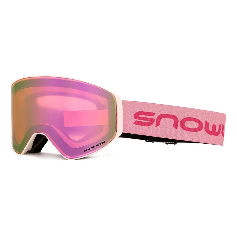 Winter UV400 Custom Logo Anti-fog Snow Snowboarding Magnetic Ski Goggles