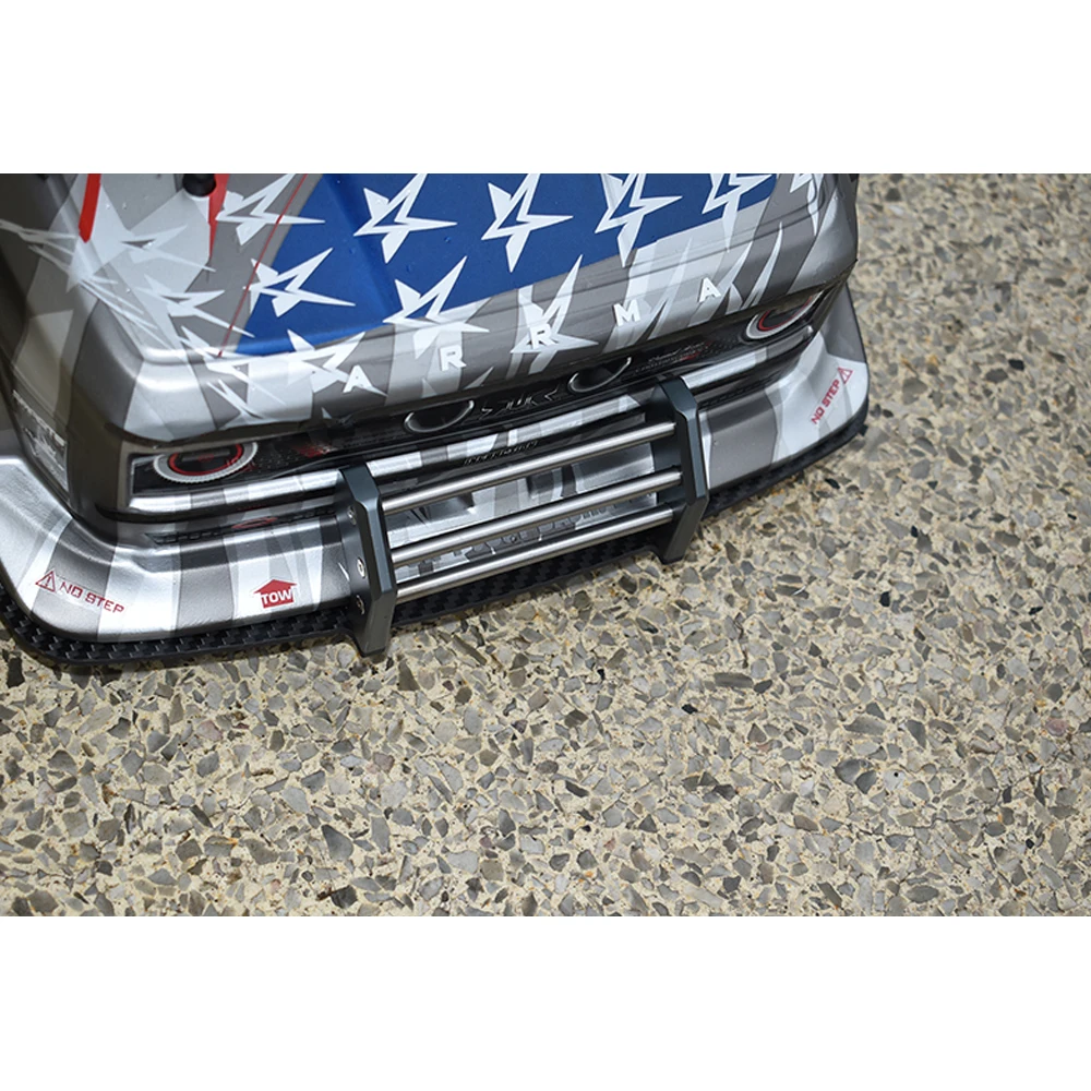 GPM-divisor de chasis de fibra de carbono para parachoques delantero de Metal, accesorio de actualización ARRMA 1/7 Infraction 6S ARA109001 ARA320520