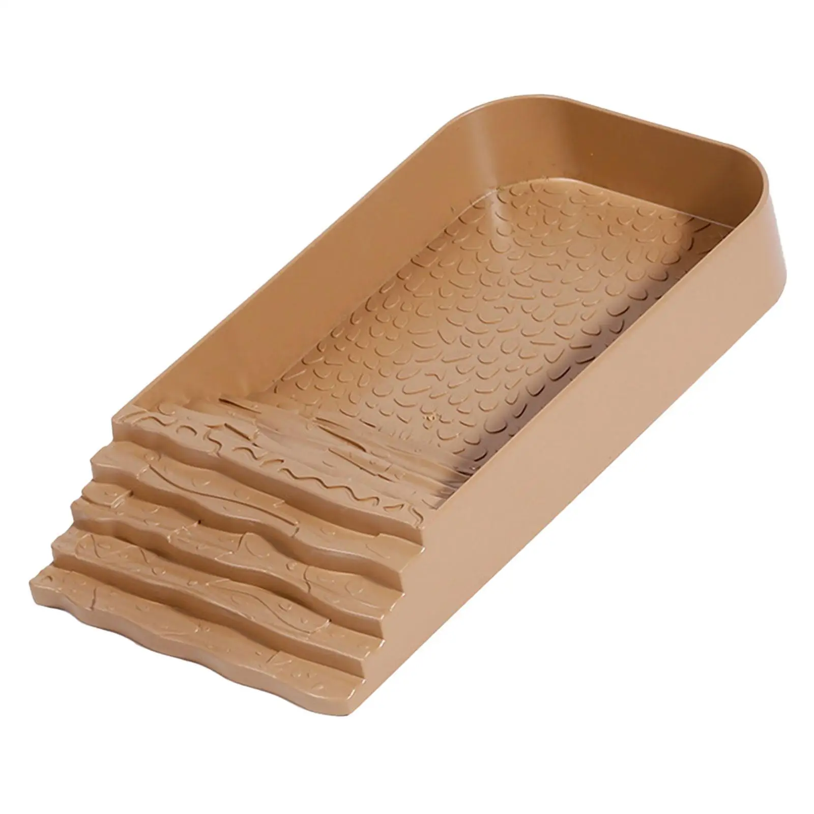 Reptile Feeding Dish with Ramp Turtle Bath Basin for Hamster Gecko Scorpion